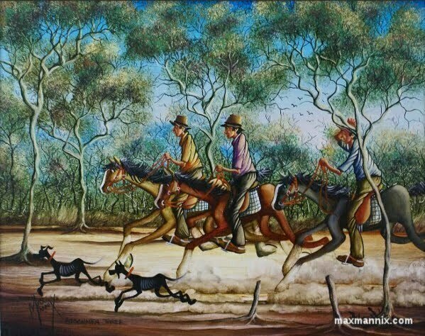 I want to tell of my mate Maxi. A Poem by Mulga Pete