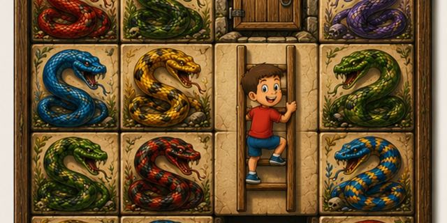Snake Pit Klotski puzzle